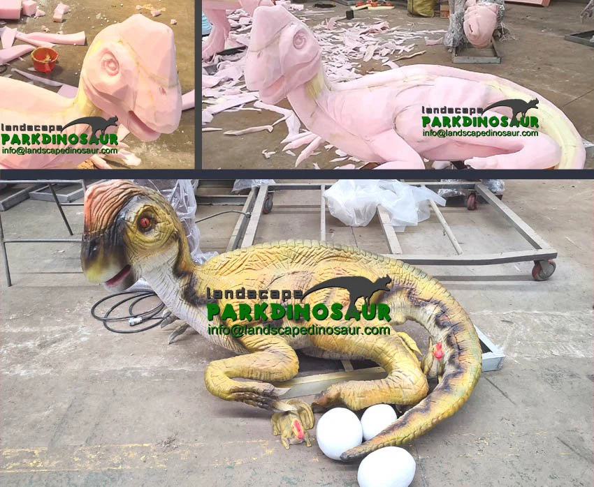 Forest Dinosaurs Statue-Production